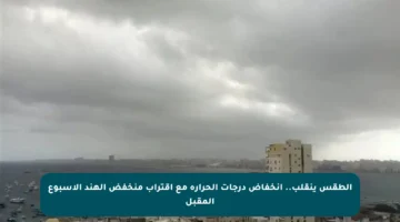 الطقس ينقلب.. انخفاض درجات الحرارة مع اقتراب منخفض الهند الأسبوع المقبل